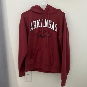 red Arkansas razorbacks hoodie